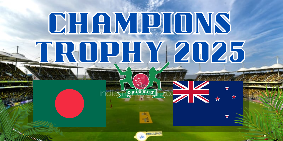 ICC Championship Trophy 2025: Bangladesh vs New Zealand