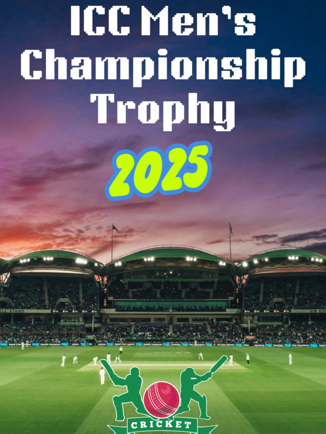 ICC Men’s Championship Trophy 2025 Schedule