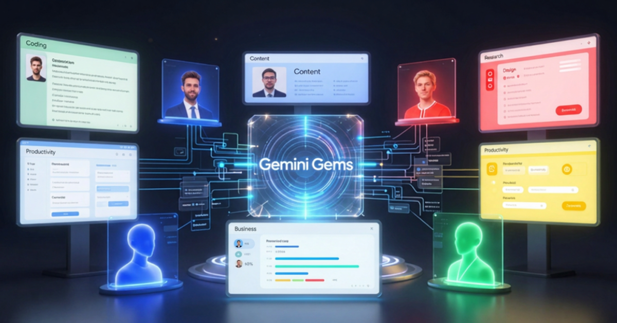 Gemini Gems custom AI experts inside Google Gemini for productivity and automation in 2026