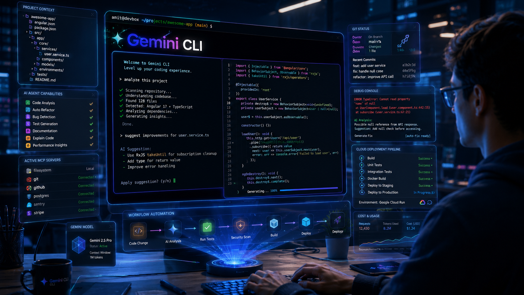 Gemini CLI AI-powered command line development environment for developers in 2026